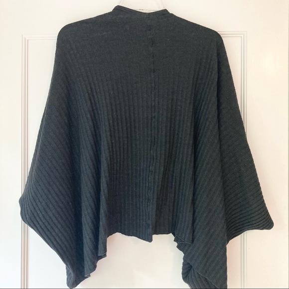 ANTHRO Pure+Good Open Front Sweater Grey - Picture 5 of 8